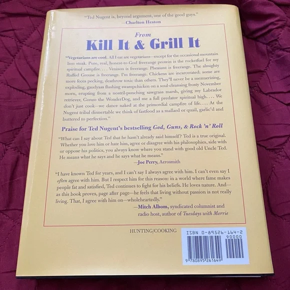 Book Ted Nugent Kill It & Grill It Cookbook Hardcover - Picture 4 of 4